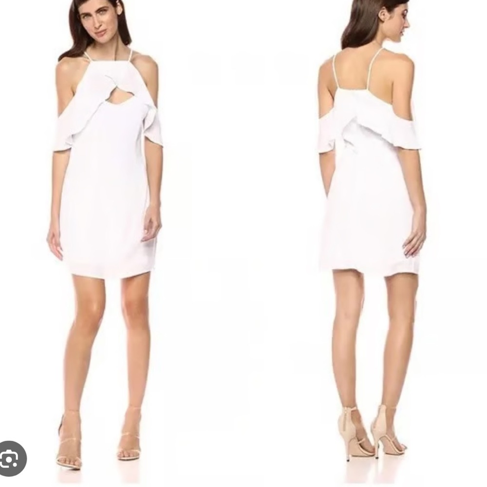 NWT BB Dakota White Kaless Off The Shoulder Dress Size 6